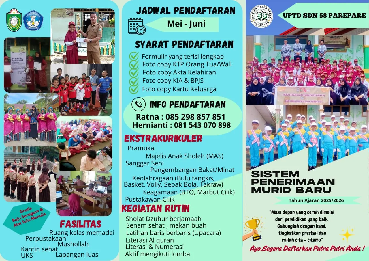 brosur-UPTD SD NEGERI 58 PAREPARE